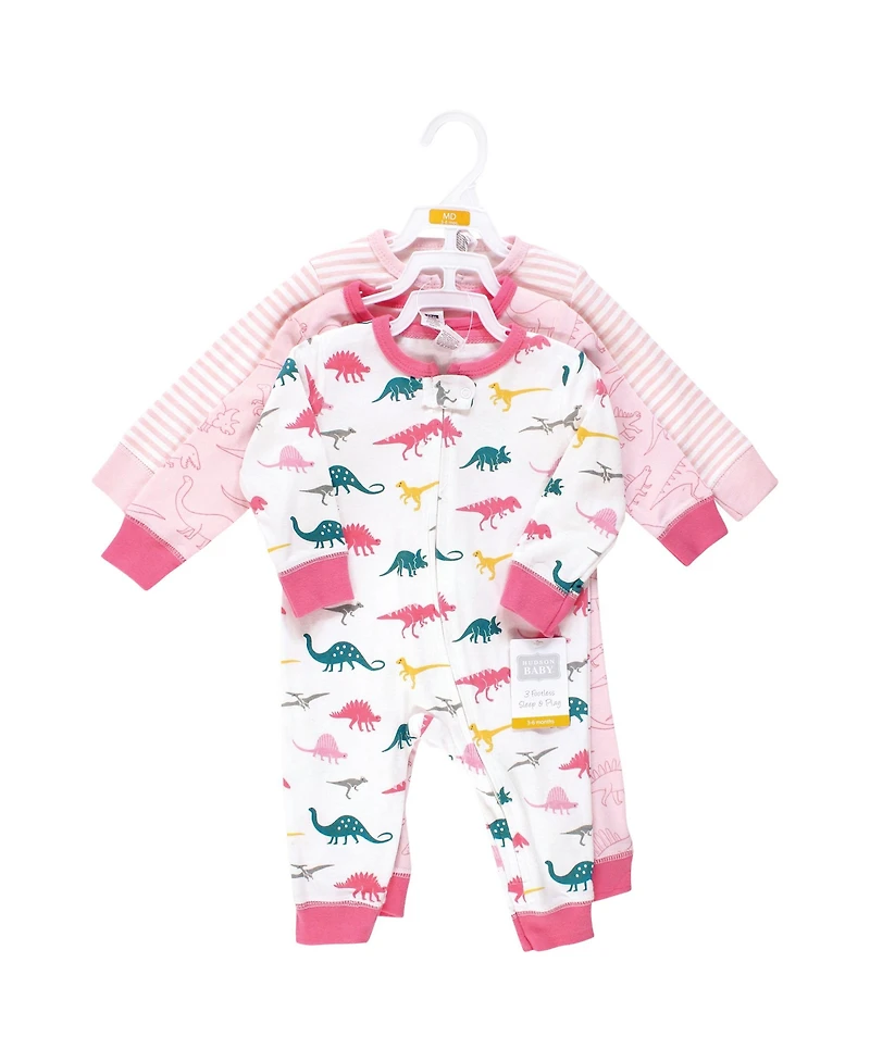 Hudson Baby Baby Girls Hudson Cotton Preemie Sleep and Play