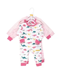 Hudson Baby Baby Girls Hudson Cotton Preemie Sleep and Play