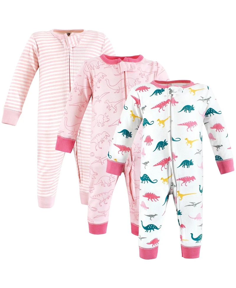 Hudson Baby Baby Girls Hudson Cotton Preemie Sleep and Play