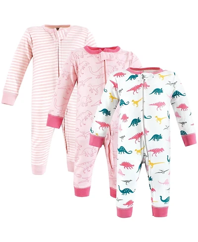 Hudson Baby Baby Girls Hudson Cotton Preemie Sleep and Play