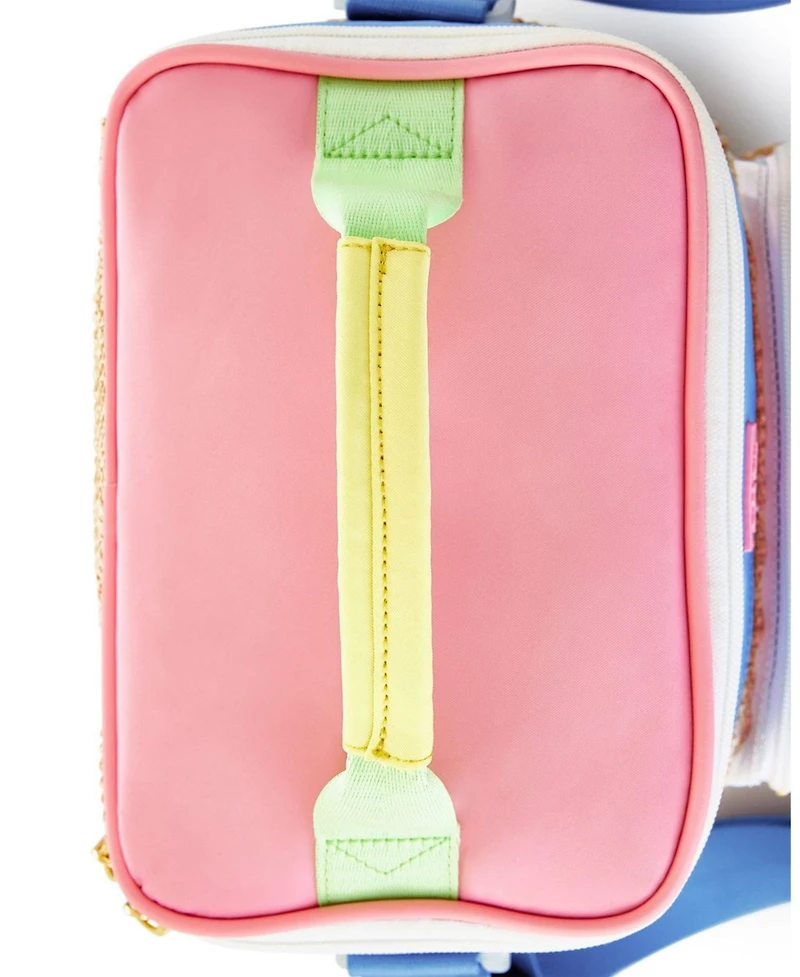 Packed Party Woven Insulated Confetti Cooler Bag, Large Cute Stylish Adult Reusable Lunch Tote for Women