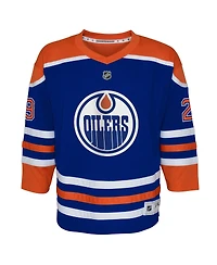 Outerstuff Big Boys and Girls Leon Draisaitl Royal Edmonton Oilers Home Replica Player Jersey