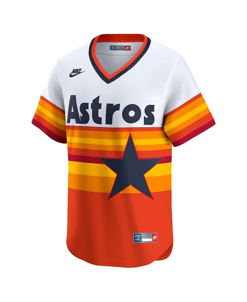 Nike Men's White Houston Astros Throwback Cooperstown Collection Limited Jersey