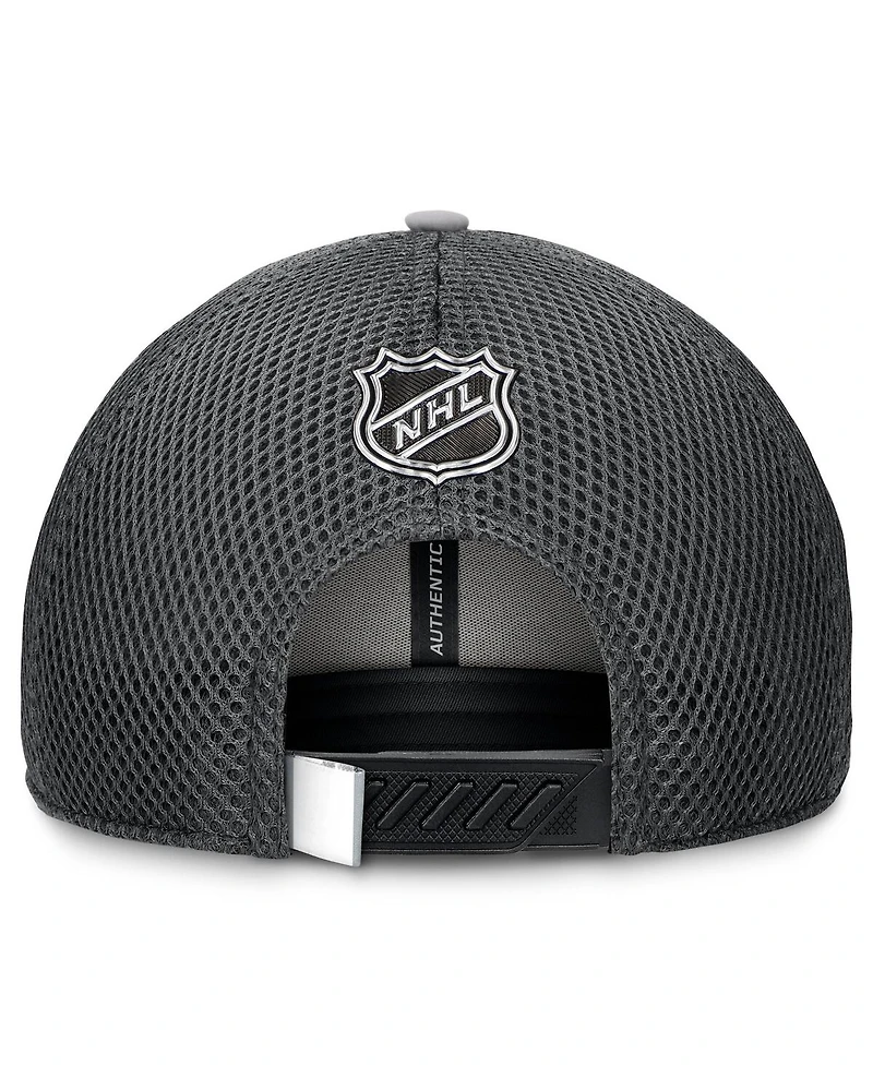 Fanatics Men's Gray Los Angeles Kings Authentic Pro Home Ice Trucker Adjustable Hat