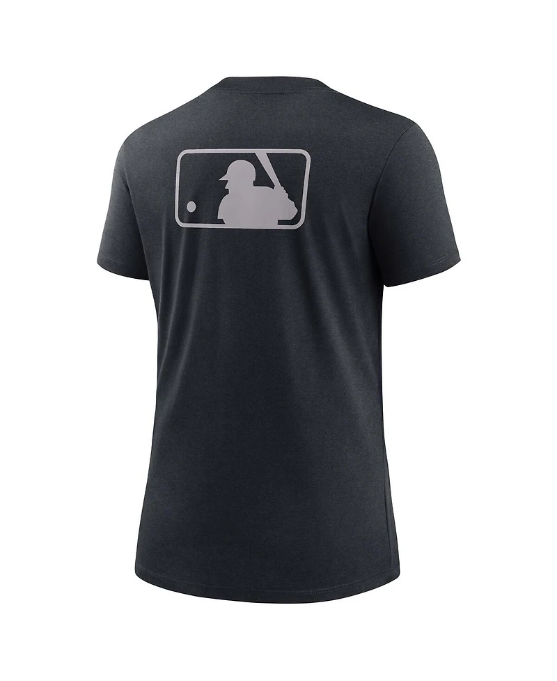 Nike Women's Navy New York Yankees Authentic Collection Early Work Tri-Blend T-Shirt