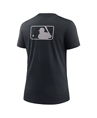 Nike Women's Navy New York Yankees Authentic Collection Early Work Tri-Blend T-Shirt