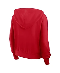 Nike Women's Red Philadelphia Phillies Lightweight Full-Zip Hoodie