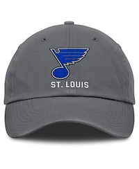 Fanatics Men's Charcoal St. Louis Blues Washed Adjustable Hat