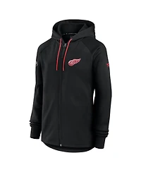 Fanatics Women's Black Detroit Red Wings Authentic Pro Rink Fleece Full-Zip Jacket