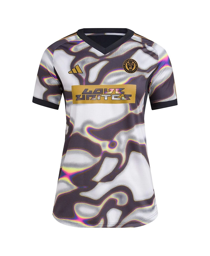 Adidas Women's Black Philadelphia Union 2024 Pride Pre-Match Jersey