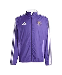Adidas Men's Purple/White Orlando City Sc 2025 Anthem Reversible Full-Zip Jacket