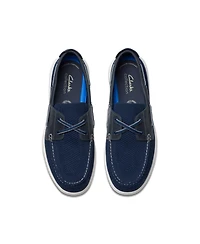 Clarks Men's Flexway Tie Casual Slip On Boat Shoe