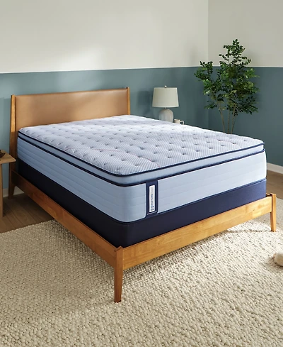 Sealy Posturepedic Seafield 14" Medium Euro Pillowtop Mattress Set