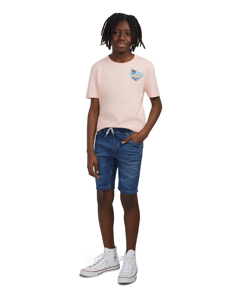 Levi's Big Boys Skinny Fit Dobby Shorts