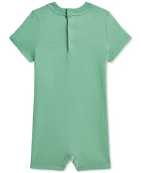 Polo Ralph Lauren Baby Boys Cotton Jersey Bear Shortall
