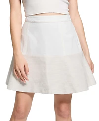 Guess Women's Elsie Mixed Media Skirt