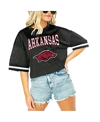 Gameday Couture Women's Black Arkansas Razorbacks Game Face Fashion Jersey