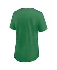 Fanatics Women's Green Oregon Ducks True Classics Slub Flowy V-Neck T-Shirt
