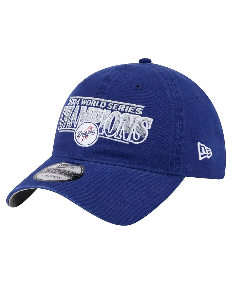 New Era Men's Royal Los Angeles Dodgers 2024 World Series Champions 9TWENTY Adjustable Hat