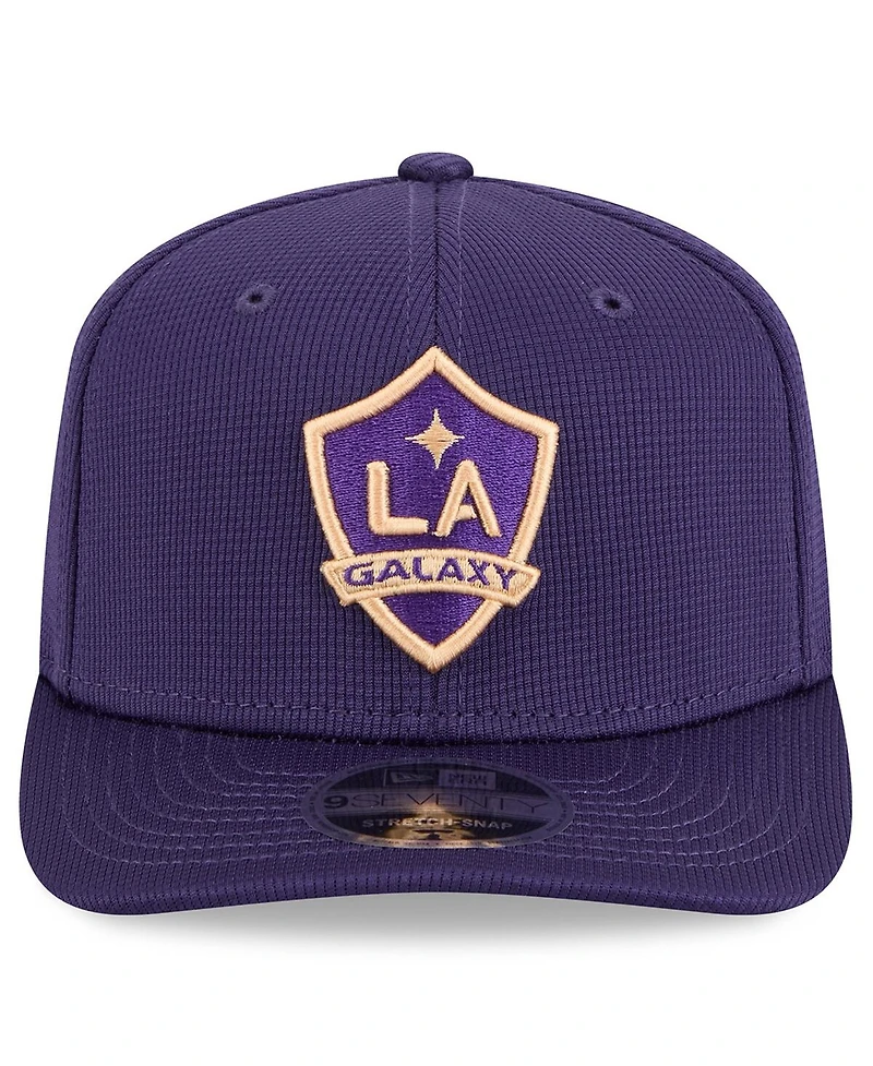 New Era Men's Purple La Galaxy 2025 Jersey Hook 9SEVENTY Stretch-Snap Hat
