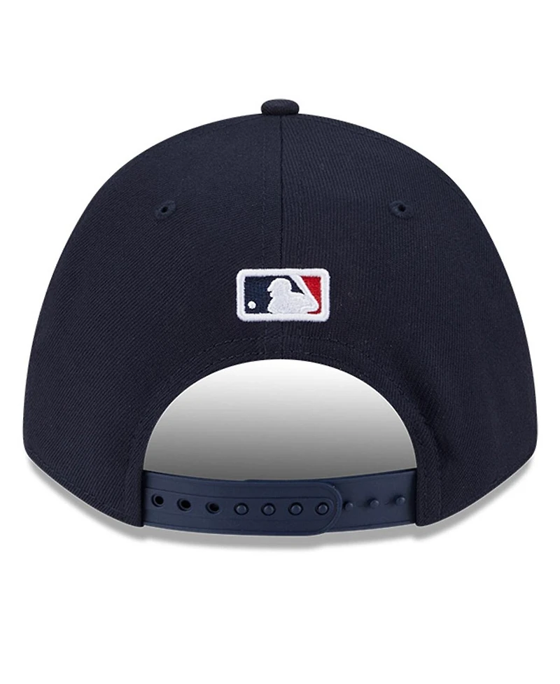 New Era Men's Navy Boston Red Sox Player Replica 9FORTY Adjustable Hat