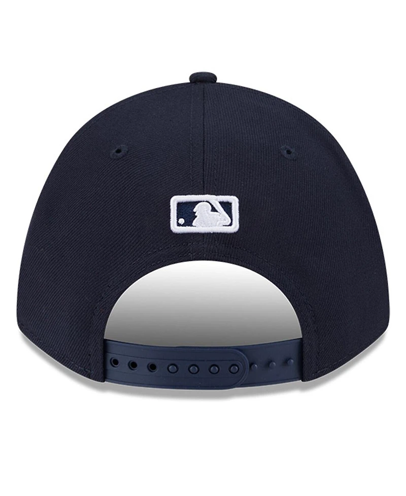 New Era Men's Navy Detroit Tigers Player Replica 9FORTY Adjustable Hat