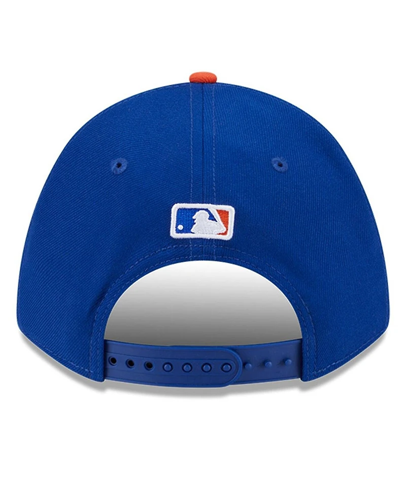 New Era Men's Royal New York Mets Player Replica 9FORTY Adjustable Hat