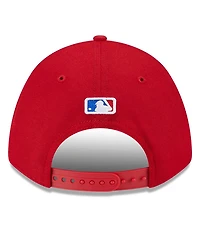 New Era Men's Red Texas Rangers Player Replica 9FORTY Adjustable Hat