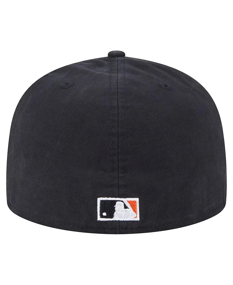 New Era Men's Black San Francisco Giants Championship Side Flag A-Frame 59FIFTY Fitted Hat