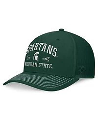 Top of the World Men's Green Michigan State Spartans Carson Trucker Adjustable Hat