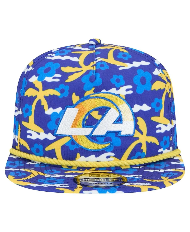 New Era Men's Royal Los Angeles Rams Wakey Wakey Golfer Snapback Hat