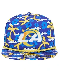 New Era Men's Royal Los Angeles Rams Wakey Wakey Golfer Snapback Hat