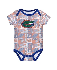 Outerstuff Baby Boys and Girls 3-Pack Florida Gators Sunday Comics Bodysuit Set