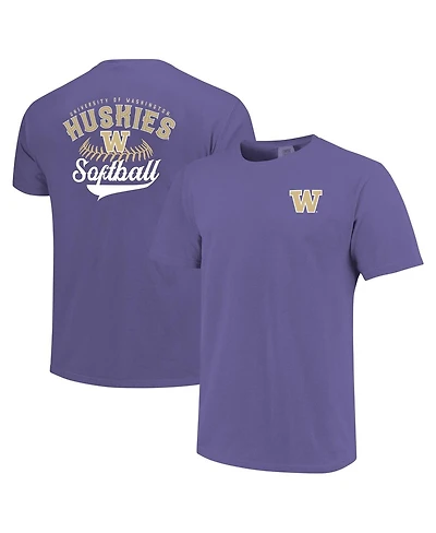 Image One Men's Purple Washington Huskies Softball Walk Off T-Shirt