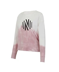 Concepts Sport Women's Pink/White Nashville Sc Orchard Tie-Dye Long Sleeve T-Shirt