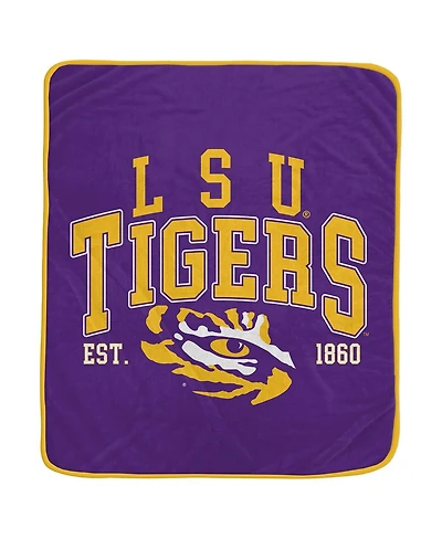 Pegasus Home Fashions Lsu Tigers Vintage Arch Ultra Soft 50" x 60" Blanket