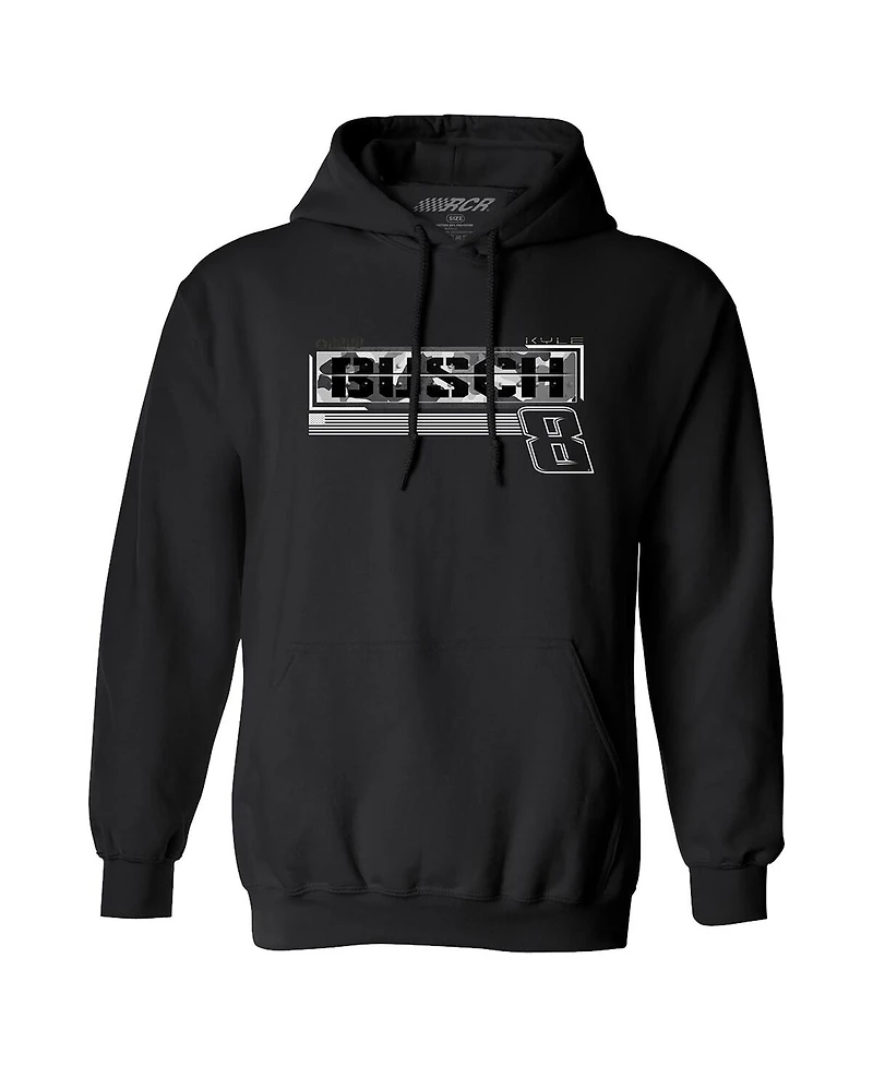 Richard Childress Racing Team Collection Men's Black Kyle Busch Camo Car Pullover Hoodie