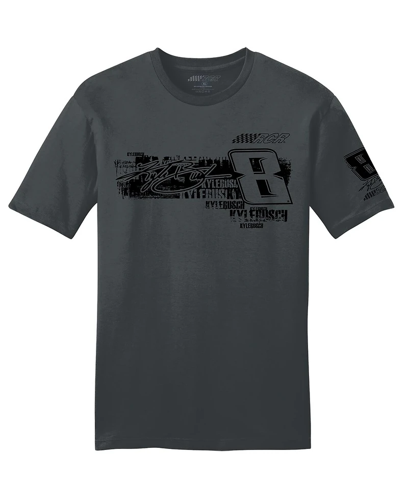 Richard Childress Racing Team Collection Men's Charcoal Kyle Busch Lifestyle T-Shirt