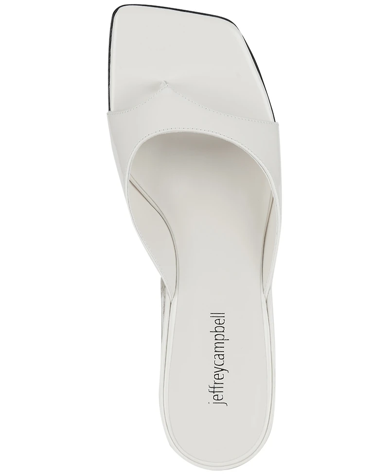 Jeffrey Campbell Honey-Bun Sculpted Demi-Wedge Sandals