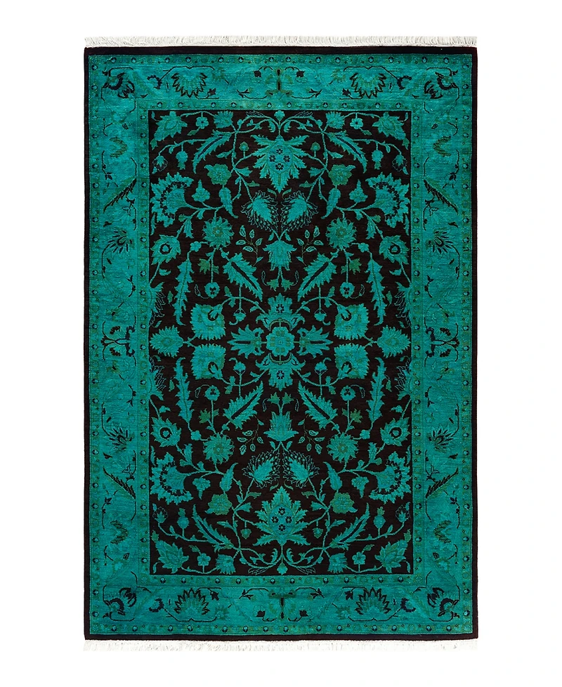 Adorn Hand Woven Rugs Fine Vibrance M1444 4'3''x6'3'' Area Rug
