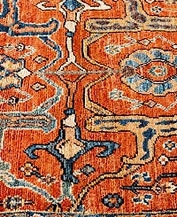 Adorn Hand Woven Rugs Serapi M1945 2'7''x10' Runner Area Rug