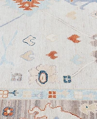 Adorn Hand Woven Rugs Colorful Oushak M1945 8'x9'9'' Area Rug