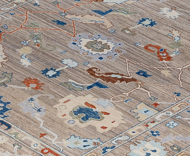 Adorn Hand Woven Rugs Colorful Oushak M1945 8'2''x9'9'' Area Rug