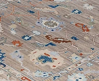 Adorn Hand Woven Rugs Colorful Oushak M1945 8'2''x9'9'' Area Rug