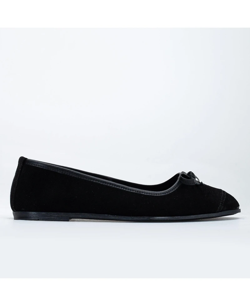 Brooklyn Leather Ballerina Flats