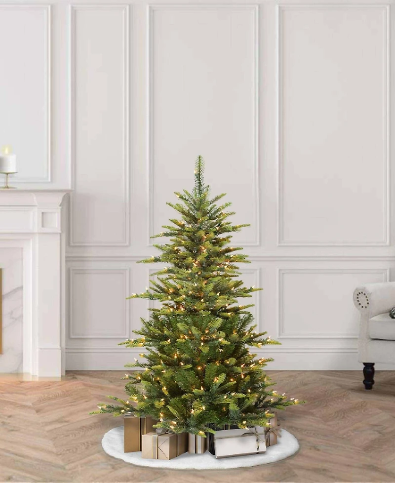 Puleo 4.5FT Pre-lit Arctic Fir Artificial Christmas Tree