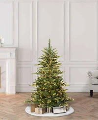 Puleo 4.5FT Pre-lit Arctic Fir Artificial Christmas Tree