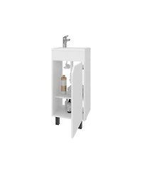 Quartzsite Bathroom Vanity with Integrated Sink