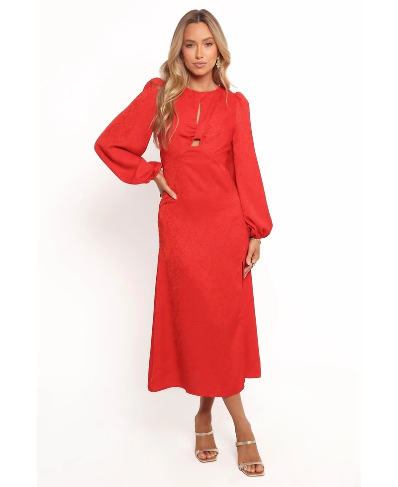 Petal and Pup Women's Laine Long Sleeve Midi Dress