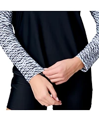 Free Country Women's Long Sleeve Swim Shirt